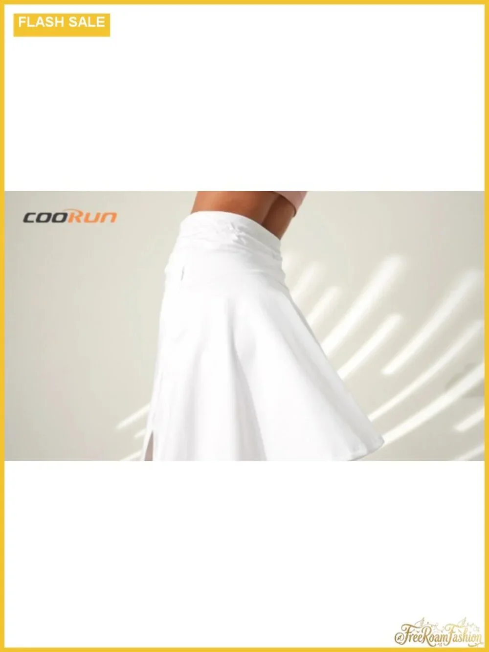 Women's Knee Length Skort with Pockets High Waist Athletic Golf Tennis Skirt